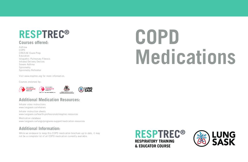 COPD Medication Brochure